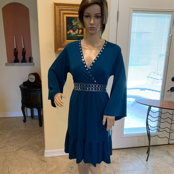 Michael Kors Dresses & Skirts - Michael Kors Teal Dress